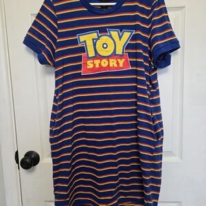Toy Story Striped T-Shirt Dress